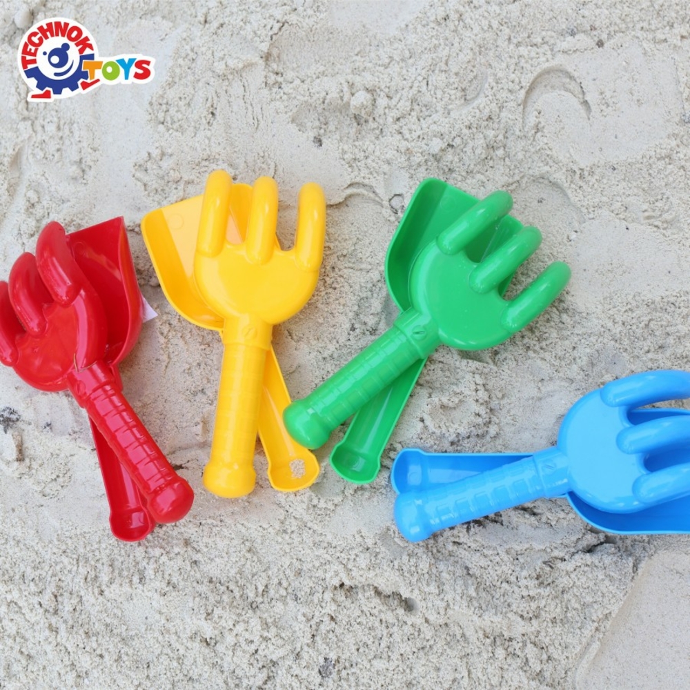 Фото, Видеообзоры іграшка набір "лопатка + грабельки малі технок", арт.2865