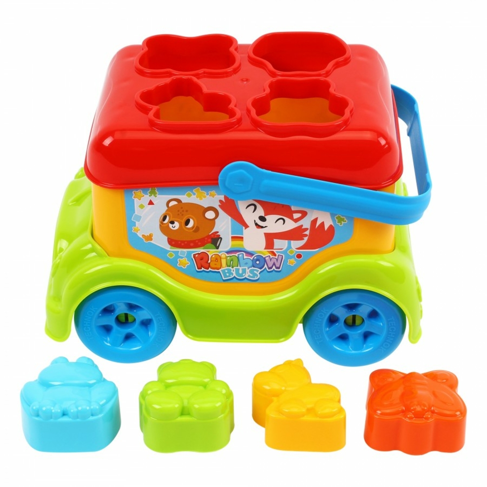 Фото, Видеообзоры іграшка «автобус-сортер технок», арт.9840