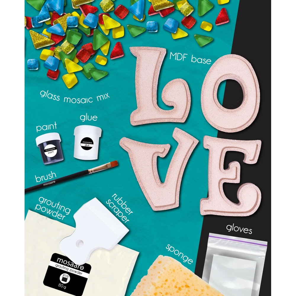 Фото, Відеоогляди набір для творчості «кришталеве скло мозаїка. кохання» ma4003