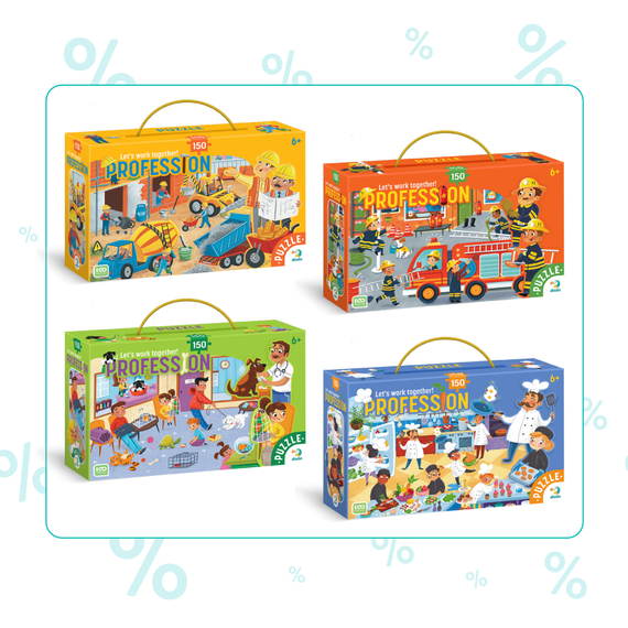 Відгуки  набір пазлів dodo професії