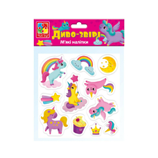 Набір для творчості м'які наліпки «Диво-звірі» Vladi Toys VT4210-07