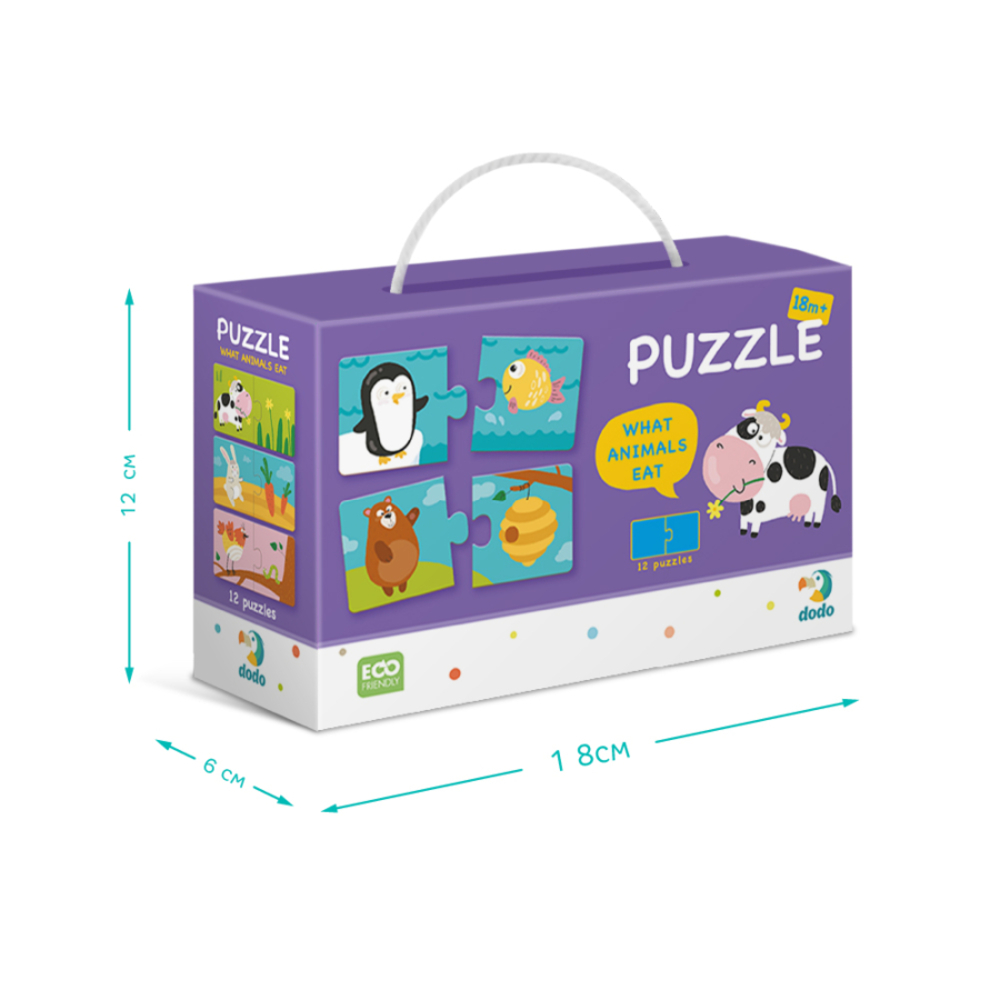 Фото, Відеоогляди пазл dodo хто що їсть