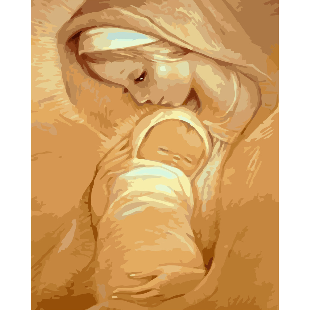 Фото, Відеоогляди картина за номерами strateg преміум таємниця народження з лаком розміром 40х50 см va-3421