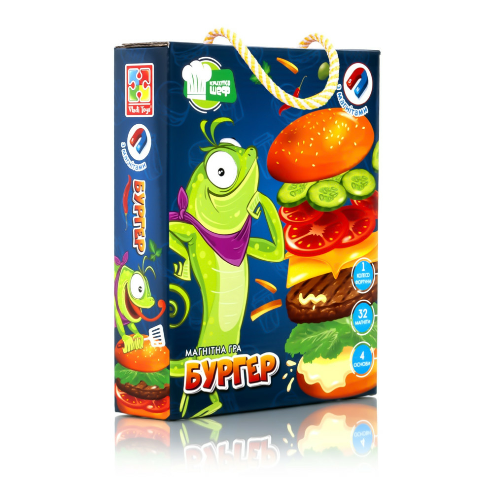 Фото, Видеообзоры гра магнітна «бургер» vt2310-06