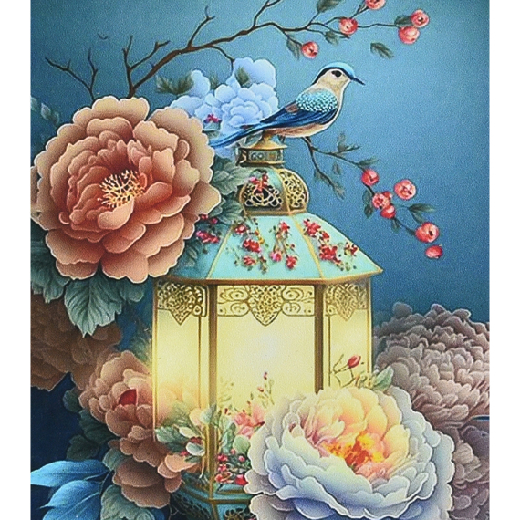 Отзывы  алмазна мозаїка strateg преміум вінтажний ліхтар розміром 30х40 см (heg88141)