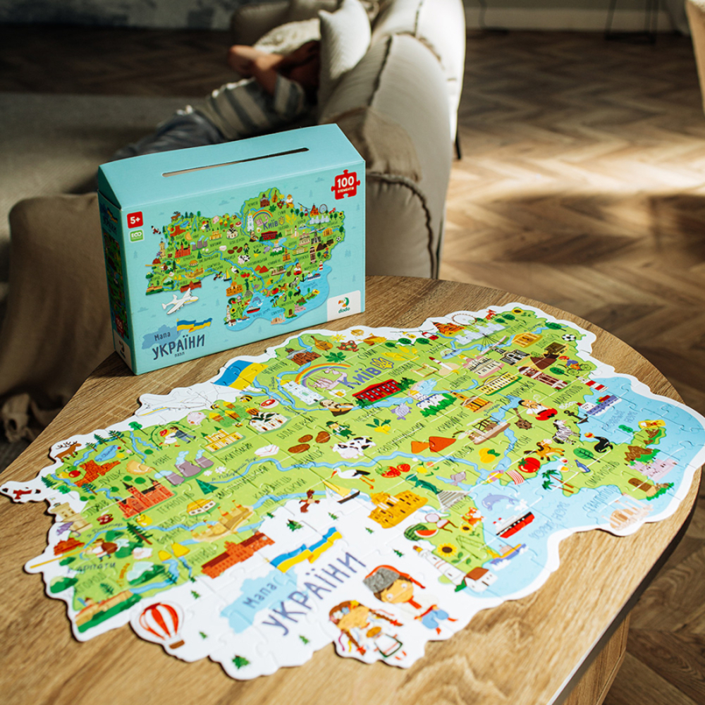 Фото, Відеоогляди пазл dodo мапа україни