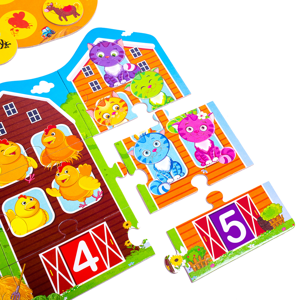 Фото, Відеоогляди великий розвиваючий набір 3 в 1 «ферма» vt2901-03