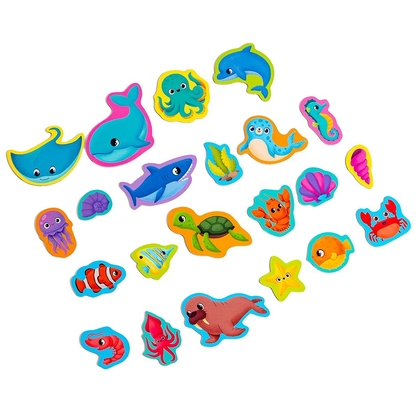 Фото, Видеообзоры набір магнітів «морські жителі» vt3106-27