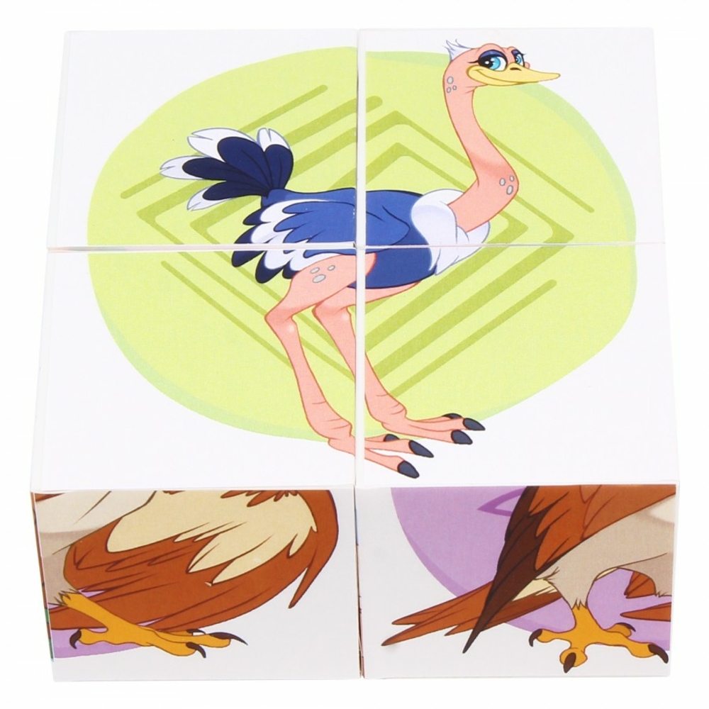 Фото, Видеообзоры іграшка кубики "птахи технок", арт.1875