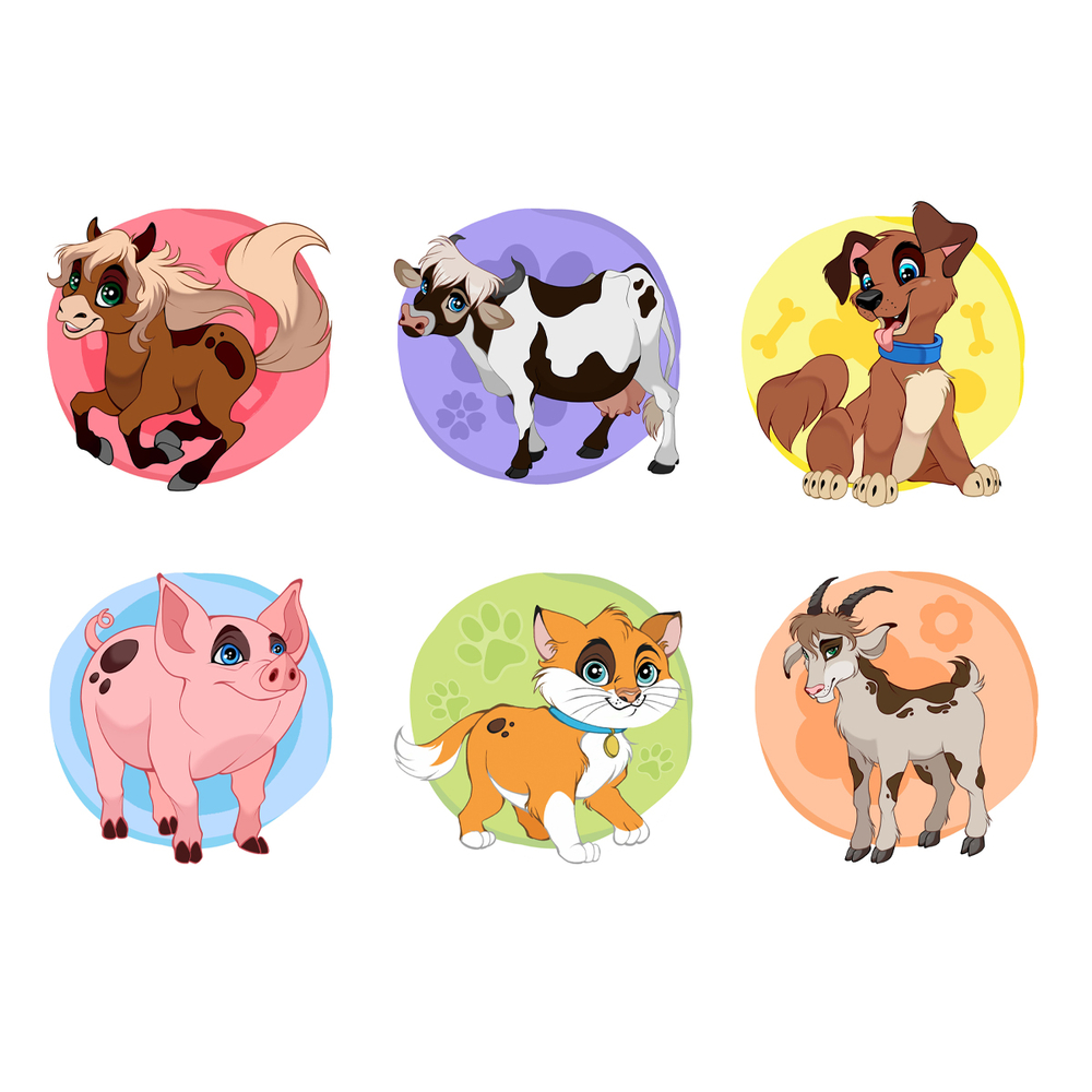 Фото, Видеообзоры іграшка кубики "свійські тварини технок", арт.1837