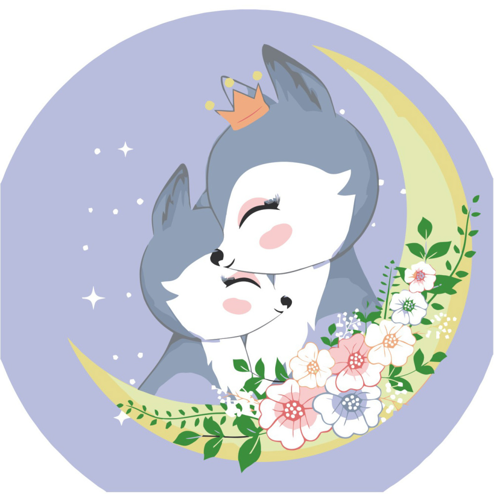 Фото, Відеоогляди картина за номерами strateg преміум королева з принцесою з лаком розміром 30х30 см es044