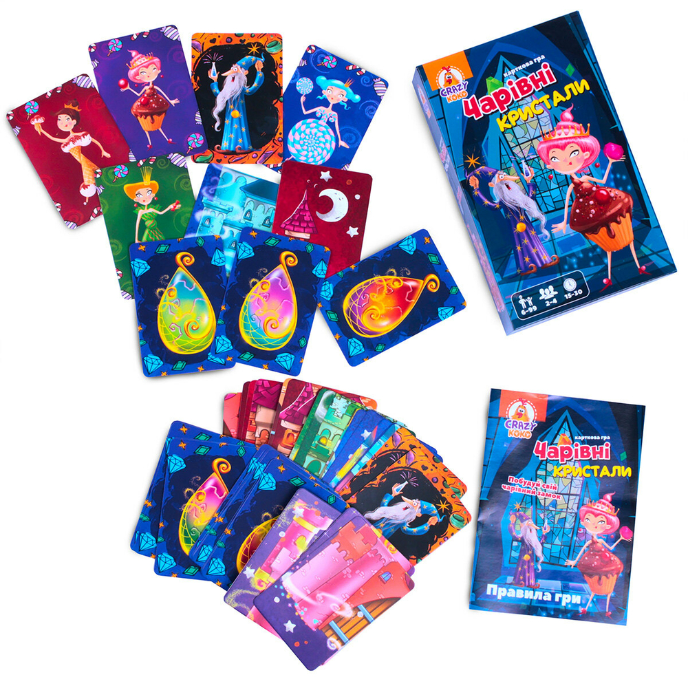 Фото, Видеообзоры гра настільна vladi toys розважальна.чарівні кристали. vt8077-04