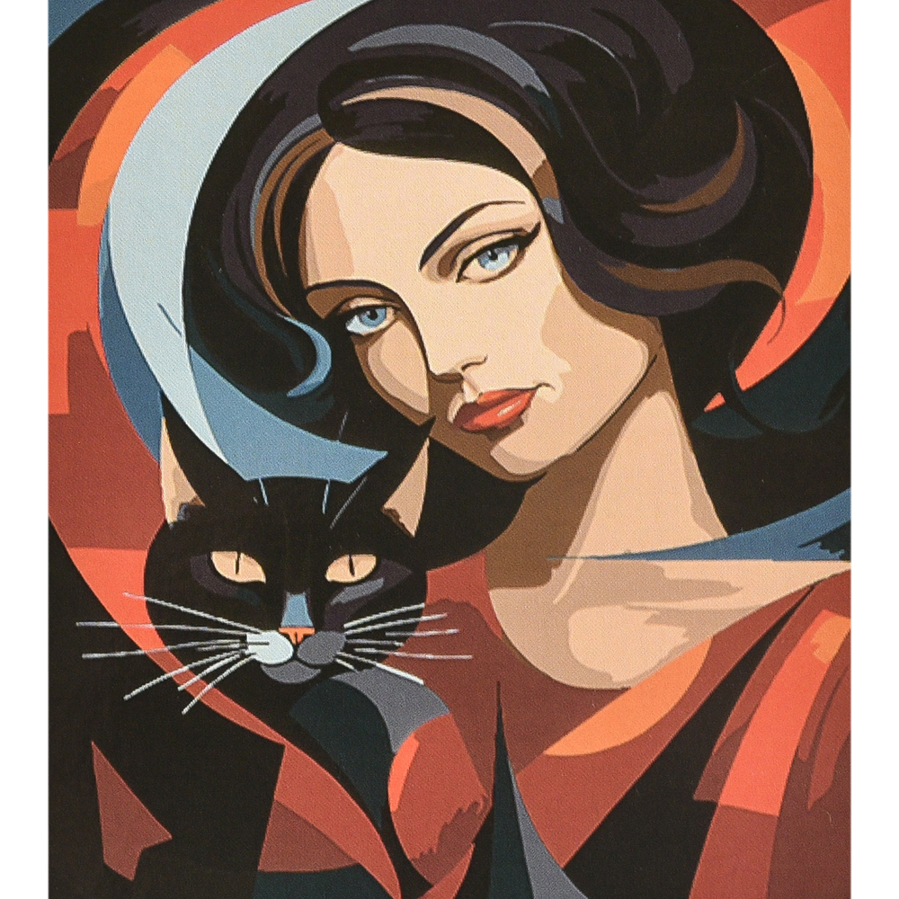 Фото, Відеоогляди картина за номерами strateg преміум мозаїка жіночої краси з лаком та рівнем розміром 40х50 см (va-4619)