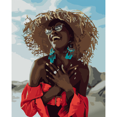 Картина за номерами Strateg ПРЕМІУМ Сонячна відпустка розміром 40х50 см (GS740) Картина за номерами Strateg ПРЕМІУМ Сонячна відпустка розміром 40х50 см (GS740)