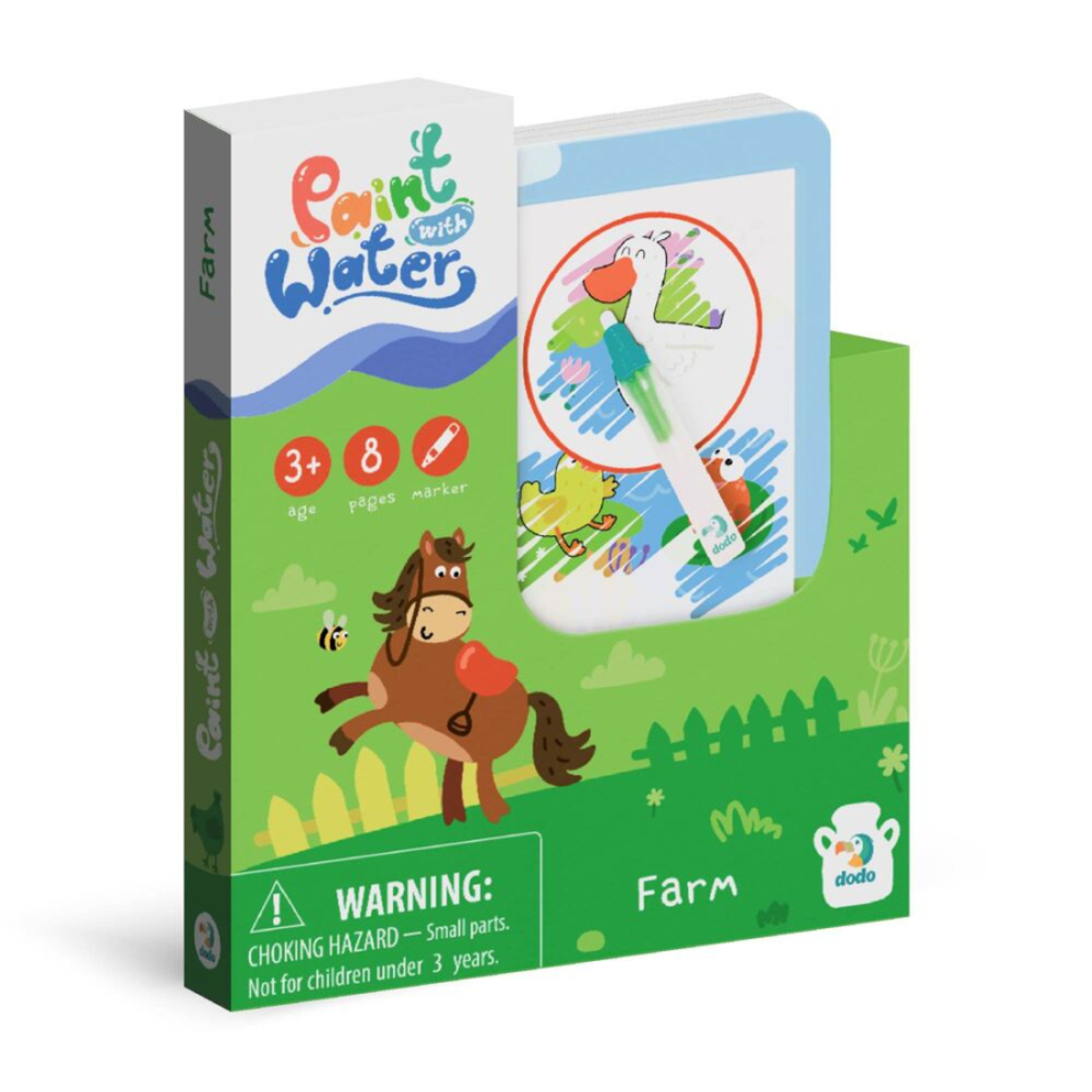 Фото, Відеоогляди набір водних розмальовок dodo ферма