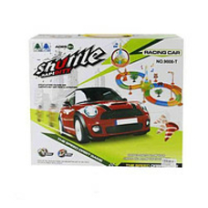 Трек 9008-Т (18шт)машинка,муз,світло,на батар, в коробці