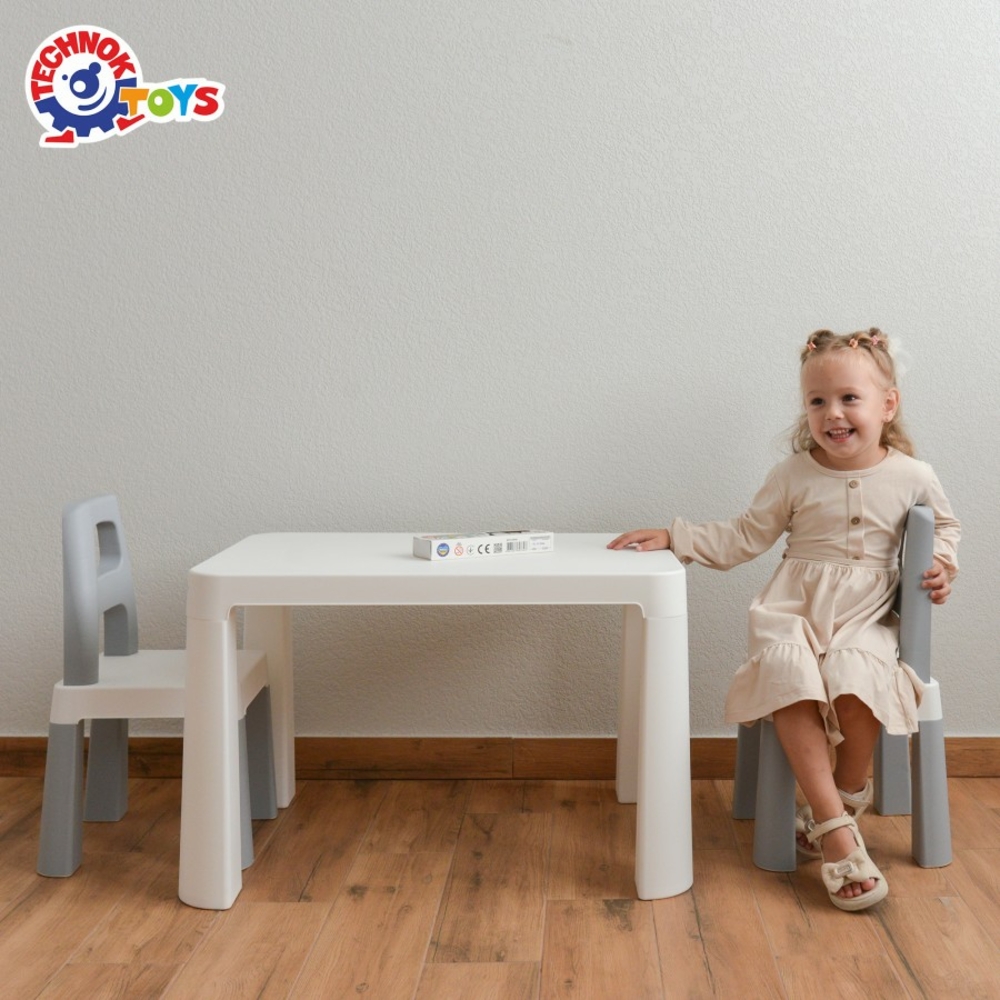 Фото, Відеоогляди дитячий стіл з двома стільцями техноk, арт.0150