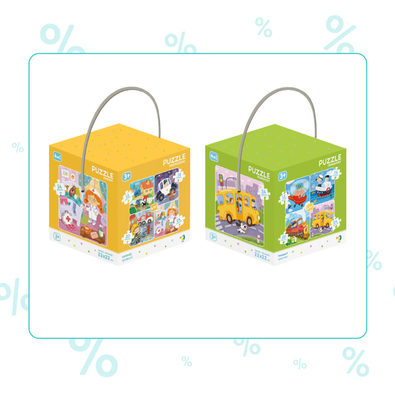 Відгуки  набір пазлів dodo професії та транспорт