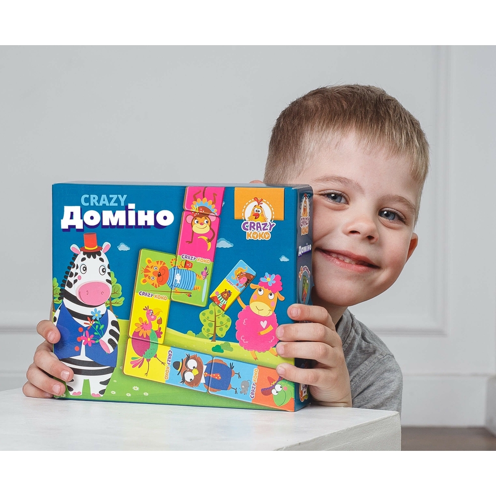 Фото, Відеоогляди гра настільна «crazy доміно» vt8055-10