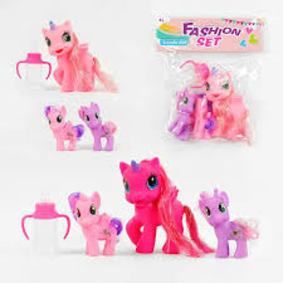 Поні HQ148A (360/2) 3 ігрові фігурки, аксесуар, в пакеті