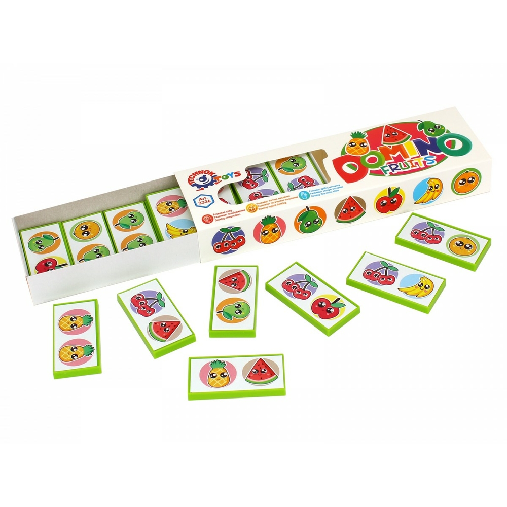 Фото, Відеоогляди доміно "фрукти технок", арт.3336