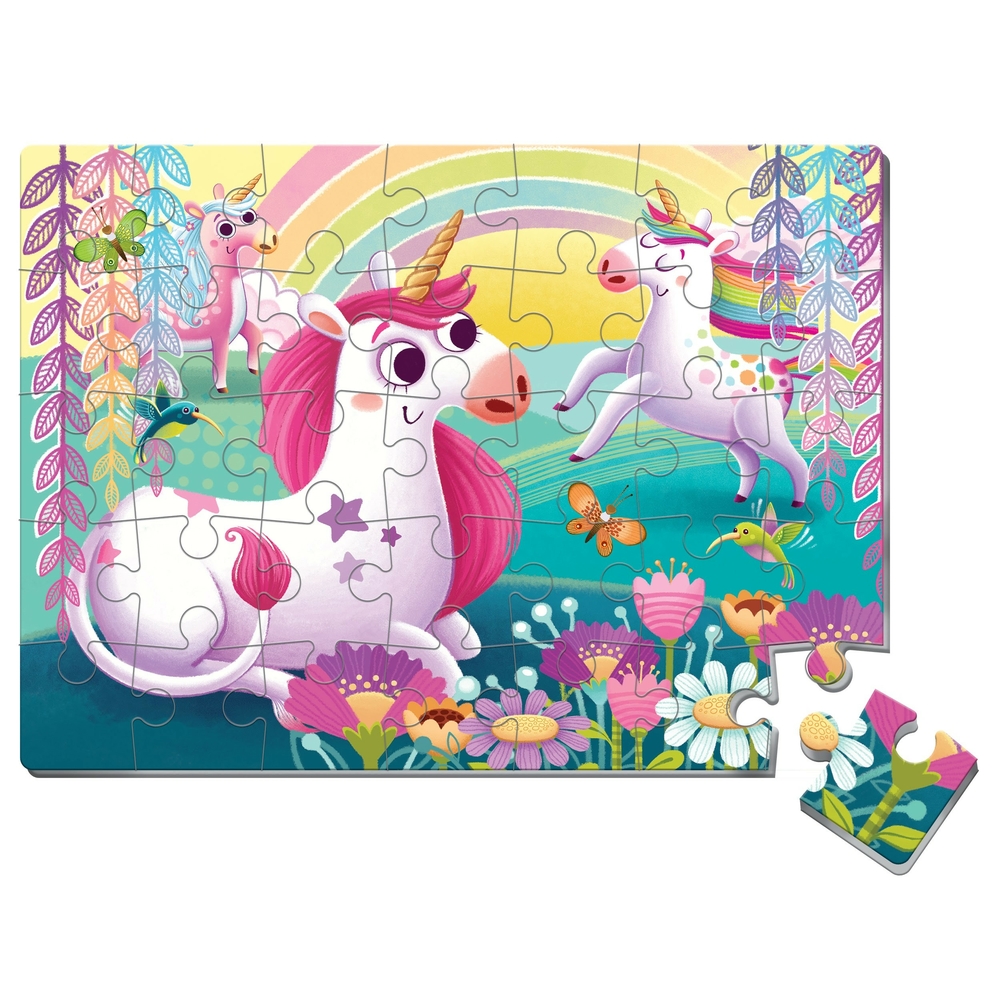 Фото, Видеообзоры м'які пазли а4 «єдинороги» vt1102-34