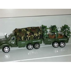 Військова машина 217 B-4 (120шт) инерц-я, солдатики, в кульке, 18-8-7см