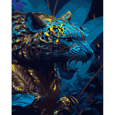 Картина за номерами Strateg ПРЕМІУМ Загрозливий хижак розміром 40х50 см (GS895) Картина за номерами Strateg ПРЕМІУМ Загрозливий хижак розміром 40х50 см (GS895)