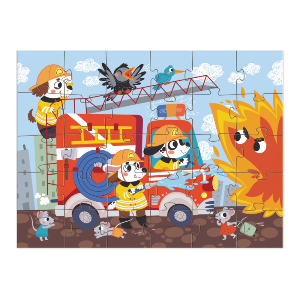 Фото, Видеообзоры пазл dodo герої-пожежники