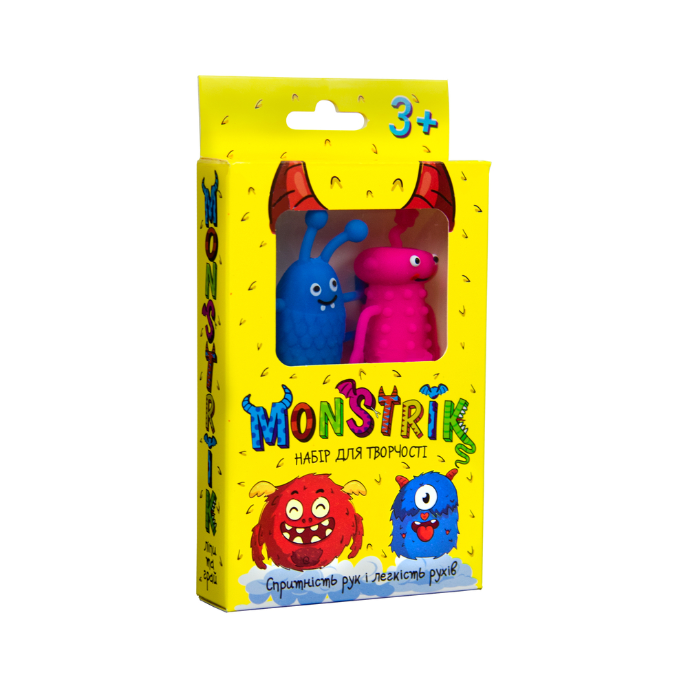 Фото, Відеоогляди набір для творчості strateg монстрик українською мовою (71823)