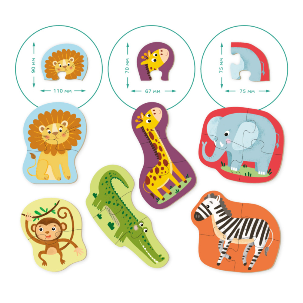 Фото, Відеоогляди пазл dodo дикі тварини