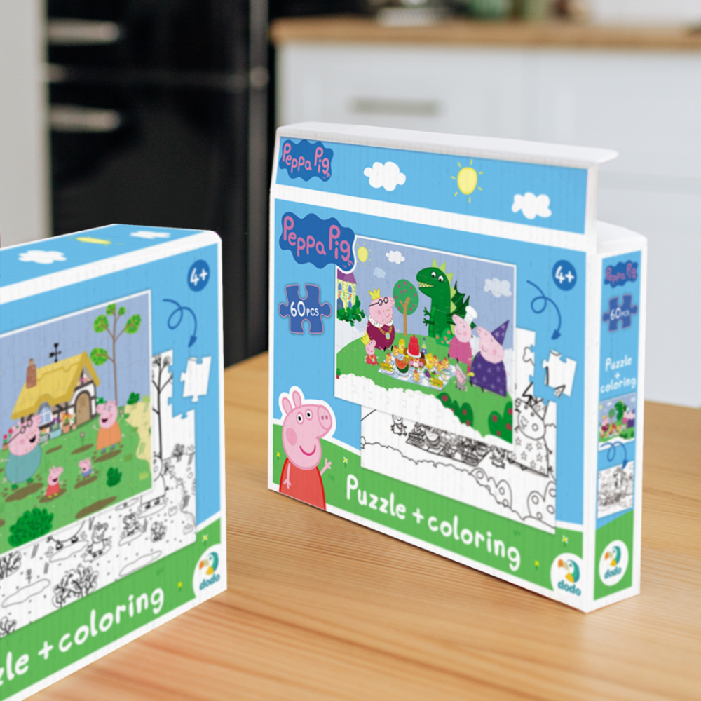 Фото, Відеоогляди пазл 2в1 dodo peppa pig казковий пікнік