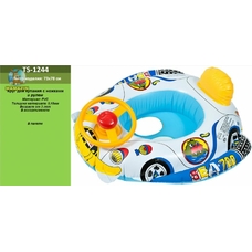 Плотик надувн,TS-1244 з ножками в асорт,вініл в кульку