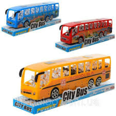 Автобус TQ 123-41A-43F (108шт) інерц 21см в слюді 22*6*4,5см