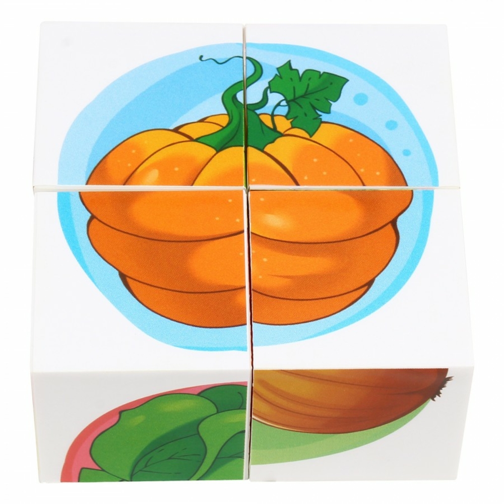 Фото, Видеообзоры іграшка кубики "овочі технок", арт.1349