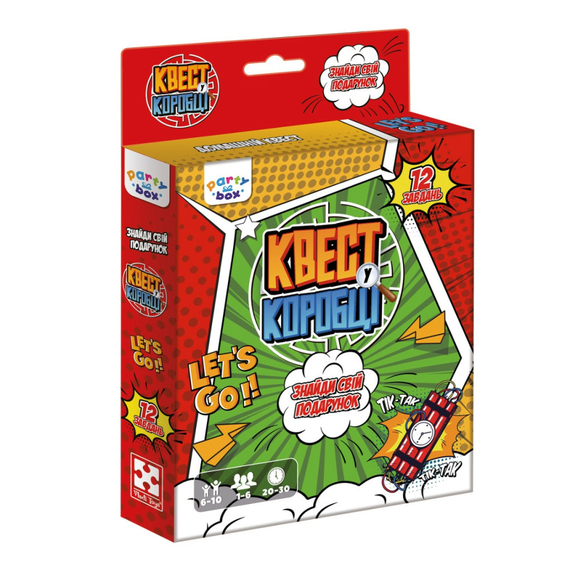 Отзывы  гра настільна vladi toys розважальна. квест у коробці комікс. vt5902-04