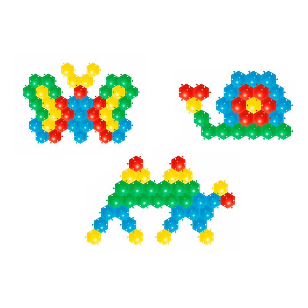 Фото, Відеоогляди іграшка мозаїка-пазли "бджілка технок", арт.3619