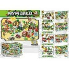 Конструктор LB1119 (24/2) 4шт в блоці, герої гри, 4 в1