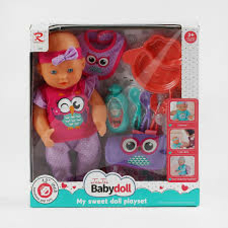 Пупс 6806 (24) п'є з пляшечки, ходить у горщик, аксесуари, 32см, в кор Пупс 6806 (24) п'є з пляшечки, ходить у горщик, аксесуари, 32см, в кор