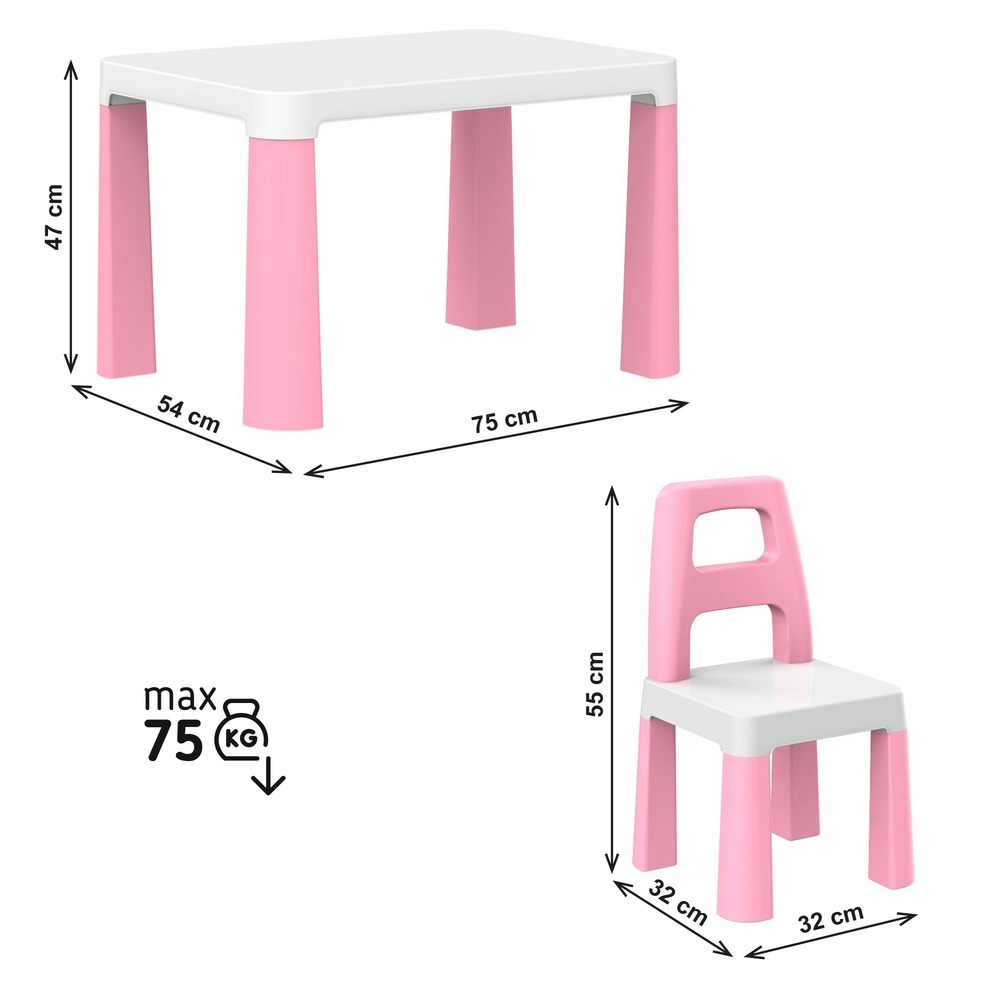 Фото, Відеоогляди дитячий стіл з двома стільцями техноk, арт.0457