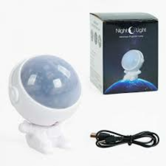 Нічник С65455 (80) проектор, 3 кольори підсвічування, дріт, інструкція, в кор