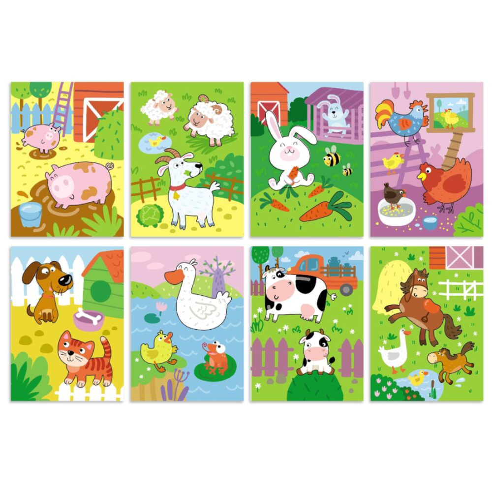 Фото, Відеоогляди набір водних розмальовок dodo ферма