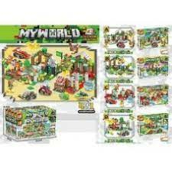 Конструктор LB1119 (24/2) 4шт в блоці, герої гри, 4 в1