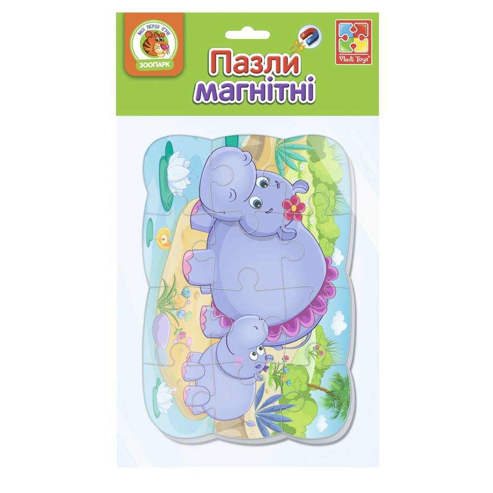 Фото, Видеообзоры магнітні пазли а5 «бегемотики» vt3205-76