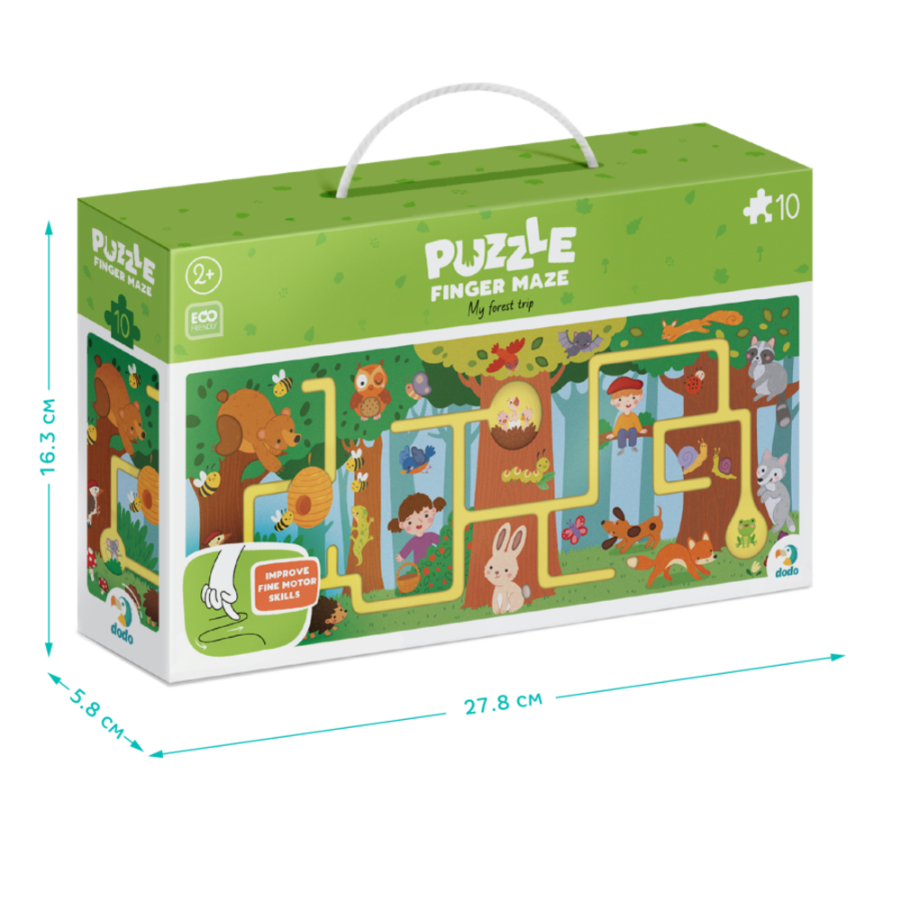 Фото, Відеоогляди пазл-лабіринт dodo моя мандрівка лісом