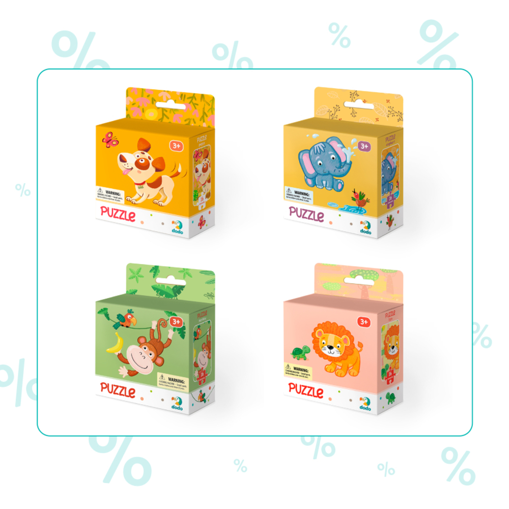 Фото, Відеоогляди набір пазлів на 16 елементів dodo