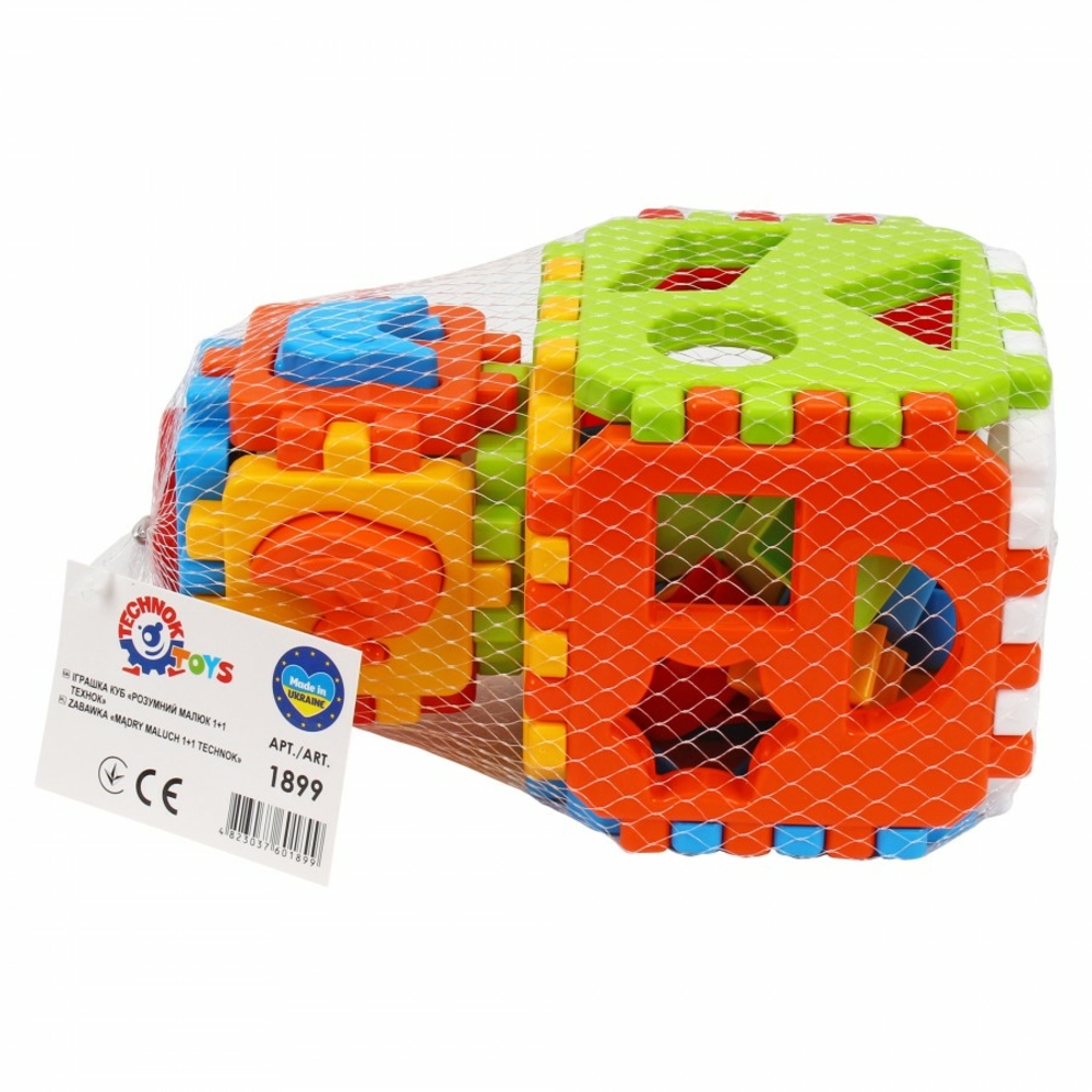 Фото, Видеообзоры іграшка куб "розумний малюк 1+1 технок", арт.1899