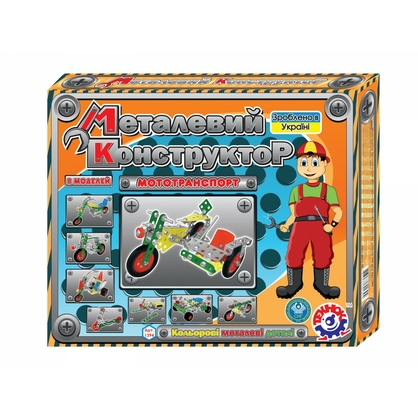 Фото, Видеообзоры конструктор металевий "мототранспорт технок", арт.1394