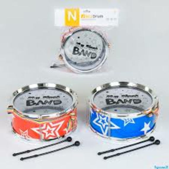 Барабан 586-1А(72/2) 2 кольори, 2 палички, у пакеті