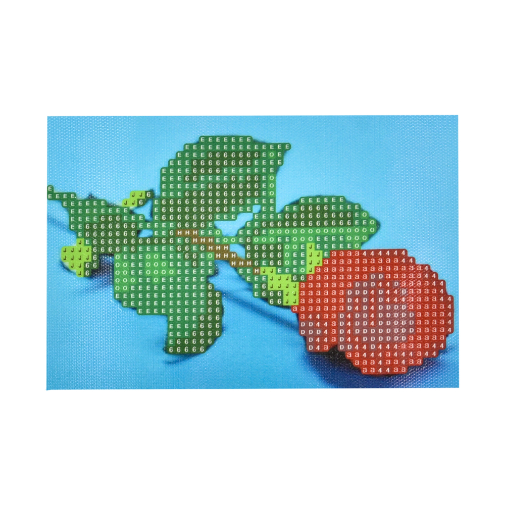 Фото, Відеоогляди алмазна мозаїка strateg преміум троянда у блакитній ніжності без підрамника розміром 10х15 см (yab14429)